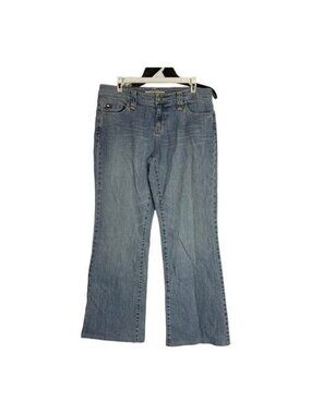 Tommy Hilfiger Womens Low Rise Flare Jeans Size 10 Blue Denim Style Stretch Fit